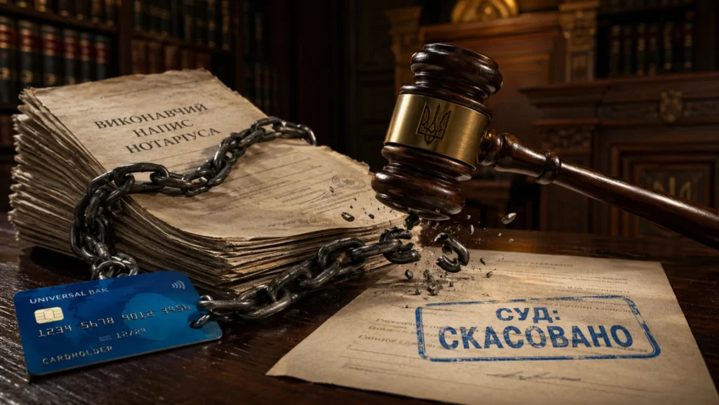 Заблокували картку? Виконавчий напис нотаріуса: як діяти без паніки